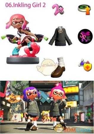 《喷射战士2》全amiibo对应服装及服装技能一览