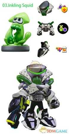 《喷射战士2》全amiibo对应服装及服装技能一览