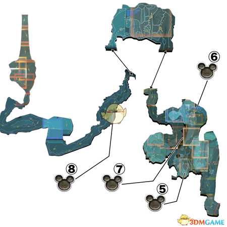 《王国之心3》奥林匹斯世界全米奇幸运标记位置攻略