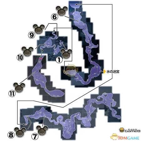 《王国之心3》冰雪奇缘世界全米奇幸运标记位置攻略