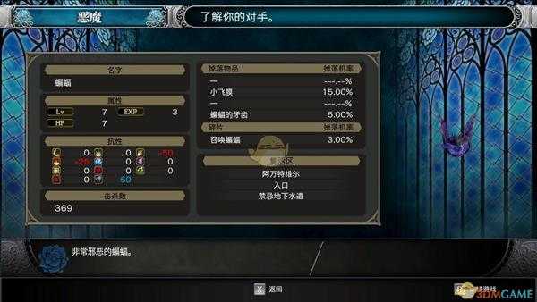 《赤痕:夜之仪式》009号蝙蝠属性分享