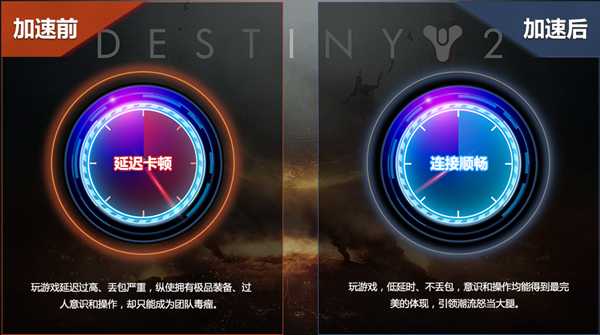命运2网络不佳用海豚解决:智能专线加速网络