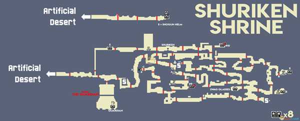 《酷派忍者》全收集地图一览