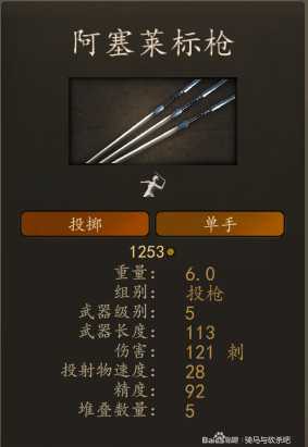 《骑马与砍杀2》阿塞莱先锋骑兵装备一览 实战强度分析