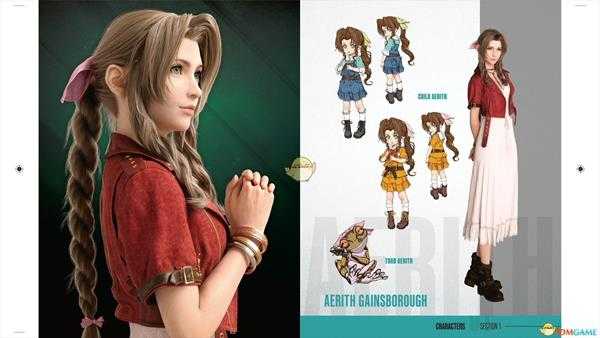 《最终幻想7：重制版》豪华版设定集内容一览