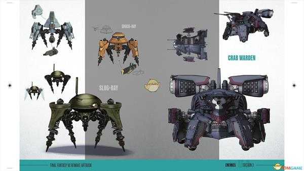 《最终幻想7：重制版》豪华版设定集内容一览