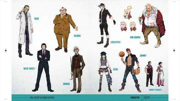 《最终幻想7：重制版》数字豪华设定集分享