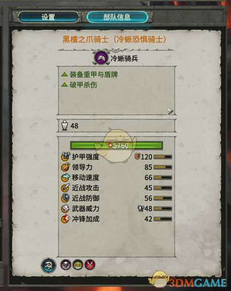 《全面战争：战锤2》冷蜥恐惧骑士实用性分析