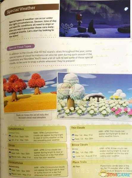 《集合啦！动物森友会》天气系统详解