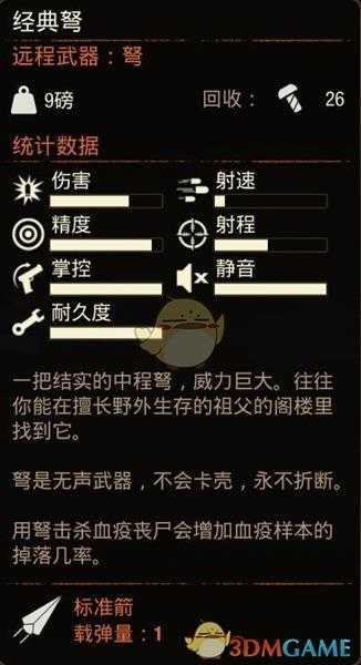 《腐烂国度2》经典弩武器属性分享