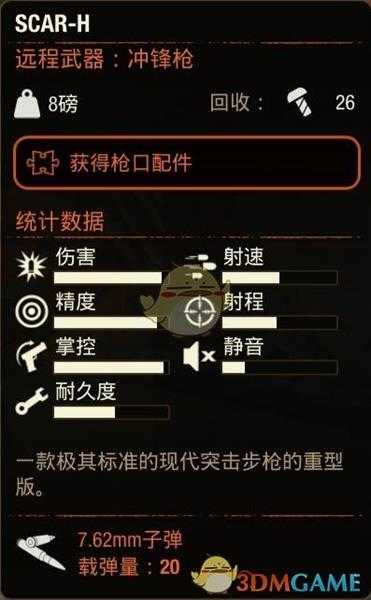 《腐烂国度2》SCAR-H步枪属性分享