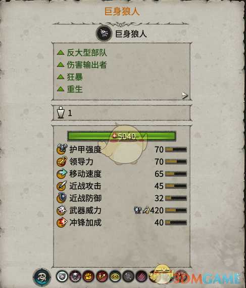 《全面战争：战锤2》巨身狼人实用性分析