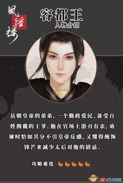 《风信楼》容都王身份背景介绍