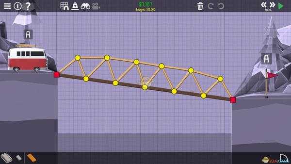 《桥梁建筑师2》松林山峰新建斜坡攻略