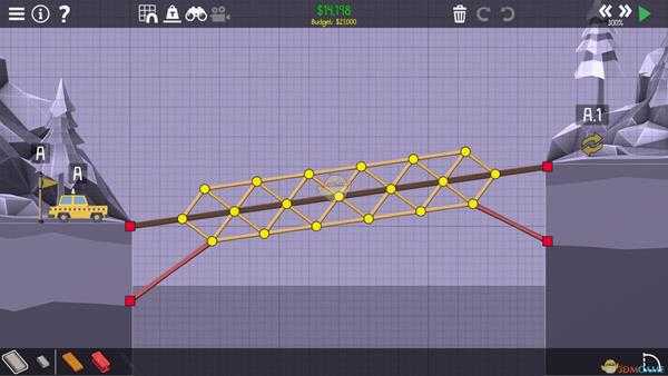 《桥梁建筑师2》松林山峰出租车任务攻略