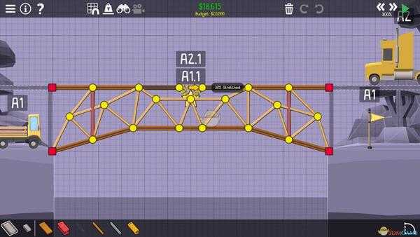 《桥梁建筑师2》安宁绿洲双面压缩攻略