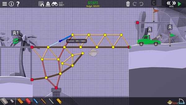 《桥梁建筑师2》血红冲沟绝尘而去攻略
