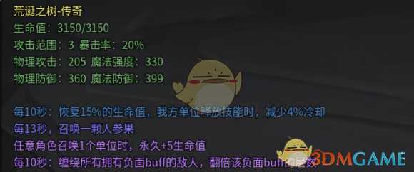 《传奇生物》传奇单位图鉴
