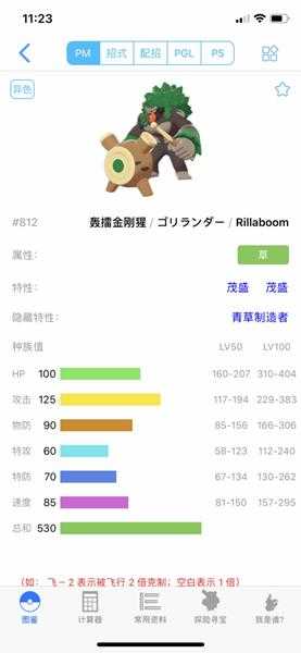 《宝可梦：剑/盾》轰擂金刚猩63单打配招