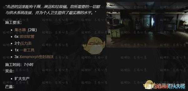 《逃离塔科夫》藏身处卫生间提升所需条件一览