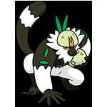 《宝可梦：剑/盾》铠之孤岛投掷猴图鉴