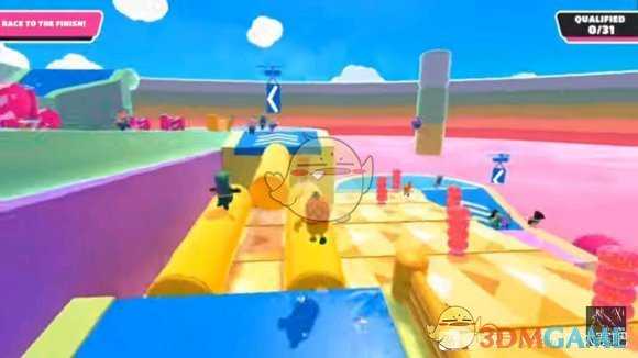 《糖豆人：终极淘汰赛》水涨爬高地图过关技巧