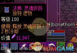 《像素黑暗史》术士T500-血骨荆棘加点配装一览