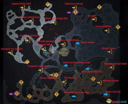 《废土3》全开带标记位置一览