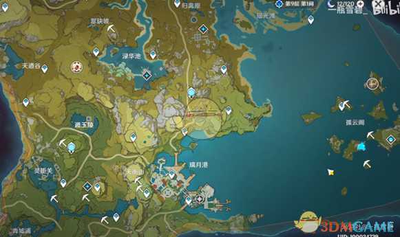 《原神》全挖矿地点地图一览