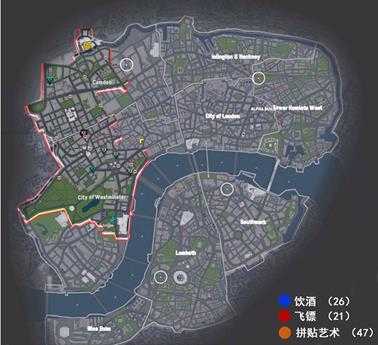 《看门狗：军团》全饮酒飞镖拼贴艺术收集图一览