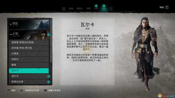 《刺客信条:英灵殿》瓦尔卡人物背景介绍