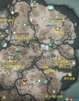 《刺客信条:英灵殿》东盎格利亚全收集地图分享