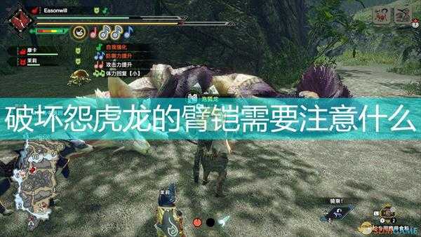 《怪物猎人:崛起》怨虎龙臂铠破坏注意事项分享
