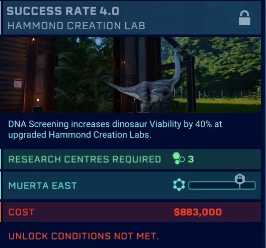 《侏罗纪世界:进化》吴博士的秘密DLC新研究项目一览