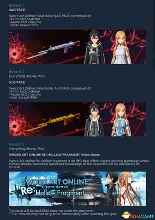 刀剑神域夺命凶弹各平台特典内容介绍