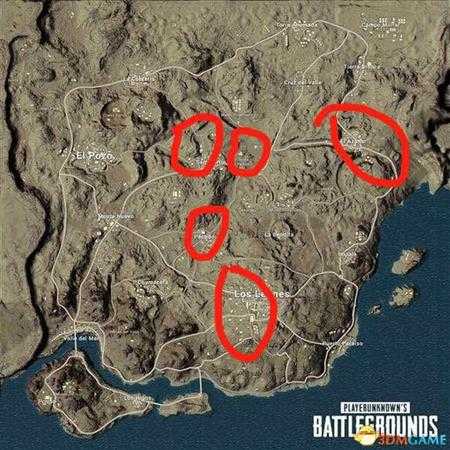 绝地求生沙漠地图资源分布 新地图资源分布简述