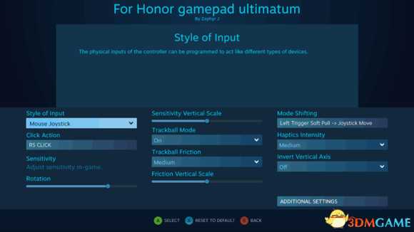荣耀战魂全类型手柄改键教程 荣耀战魂如何修改手柄