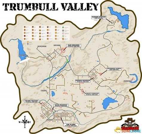 腐烂国度全地图及中文标志一览