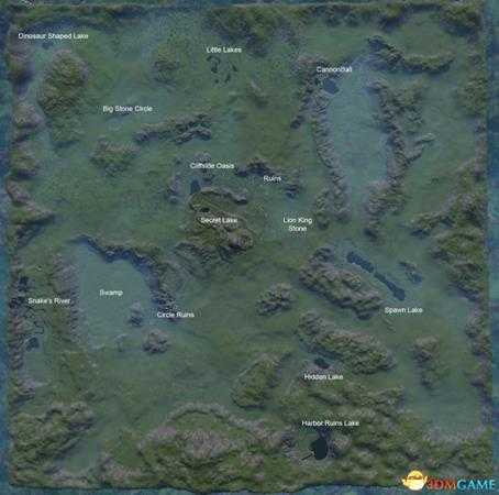 The Isle全地图和标志及各地点介绍