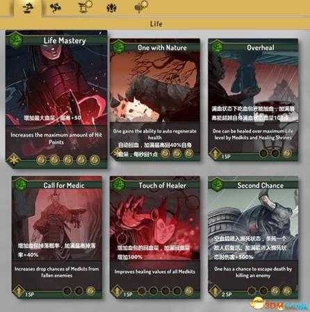 影子武士2全技能翻译一览