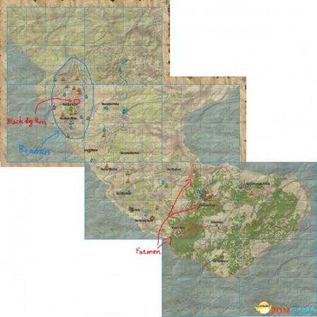 英年早逝A测试版大地图一览