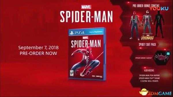 蜘蛛侠预购奖励 蜘蛛侠钢铁战衣演示视频