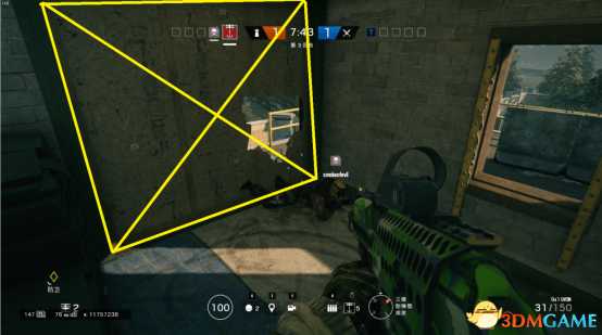 彩虹六号围攻赫里福基地防守新手教学