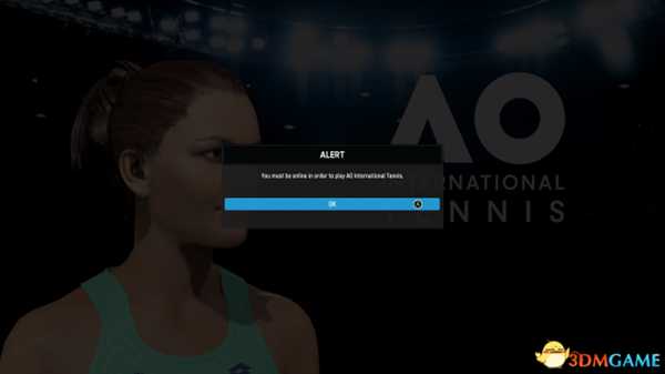 澳洲国际网球提示必须在线才能游戏解决方法