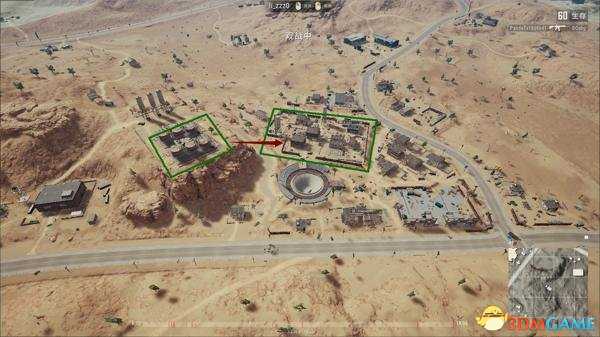 绝地求生沙漠地图M城地理位置及战术详解