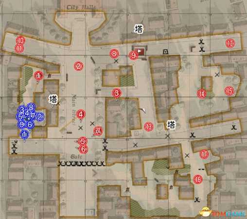 战场女武神4第二章节敌人位置一览