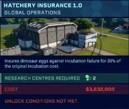 《侏罗纪世界:进化》吴博士的秘密DLC新研究项目一览