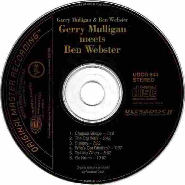 【爵士天碟】盖瑞·穆里根、本·韦伯斯特《当盖瑞遇见本》1995[FLAC+CUE整轨]