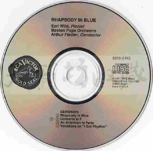 TAS上榜天碟：RCA唱片-格什温《蓝色狂想曲-一个美国人在巴黎》美国细刻字首版[WAV+CUE]