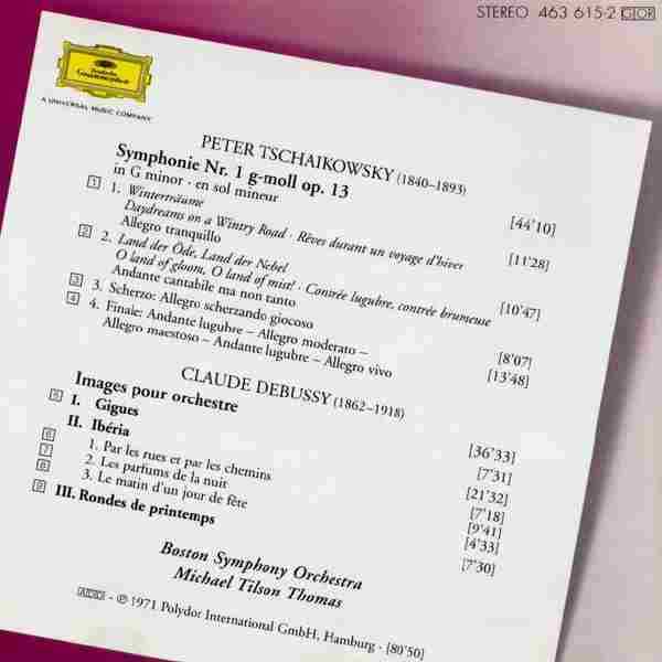 【古典音乐】托马斯《柴科夫斯基-第一交响曲、德彪西-意象集》1971[FLAC+CUE/整轨]